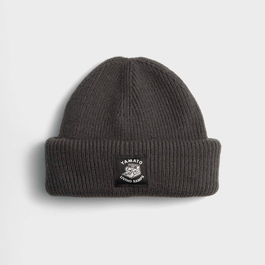 Deep Cuffed Beanie - Ramp Label - Graphite Grey