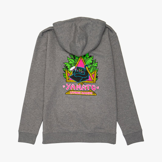 YAMATO "Natas Ramp" Hoodie - Concrete Grey